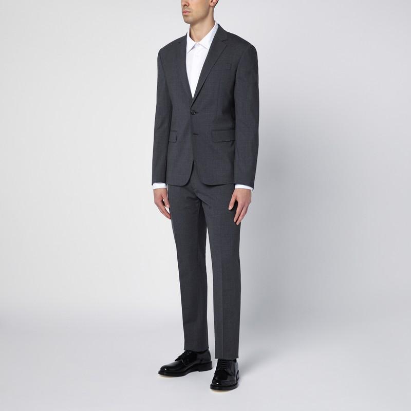 DSQUARED2 Grey Single-breasted Wool Suit Product Image