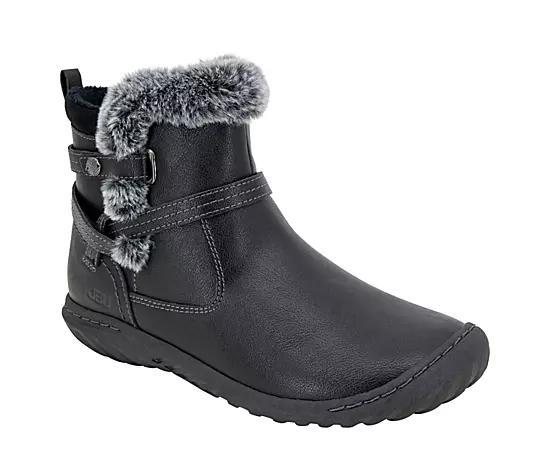 Jbu Womens Dolce Faux Fur Water Resistant Weather Bootie Product Image