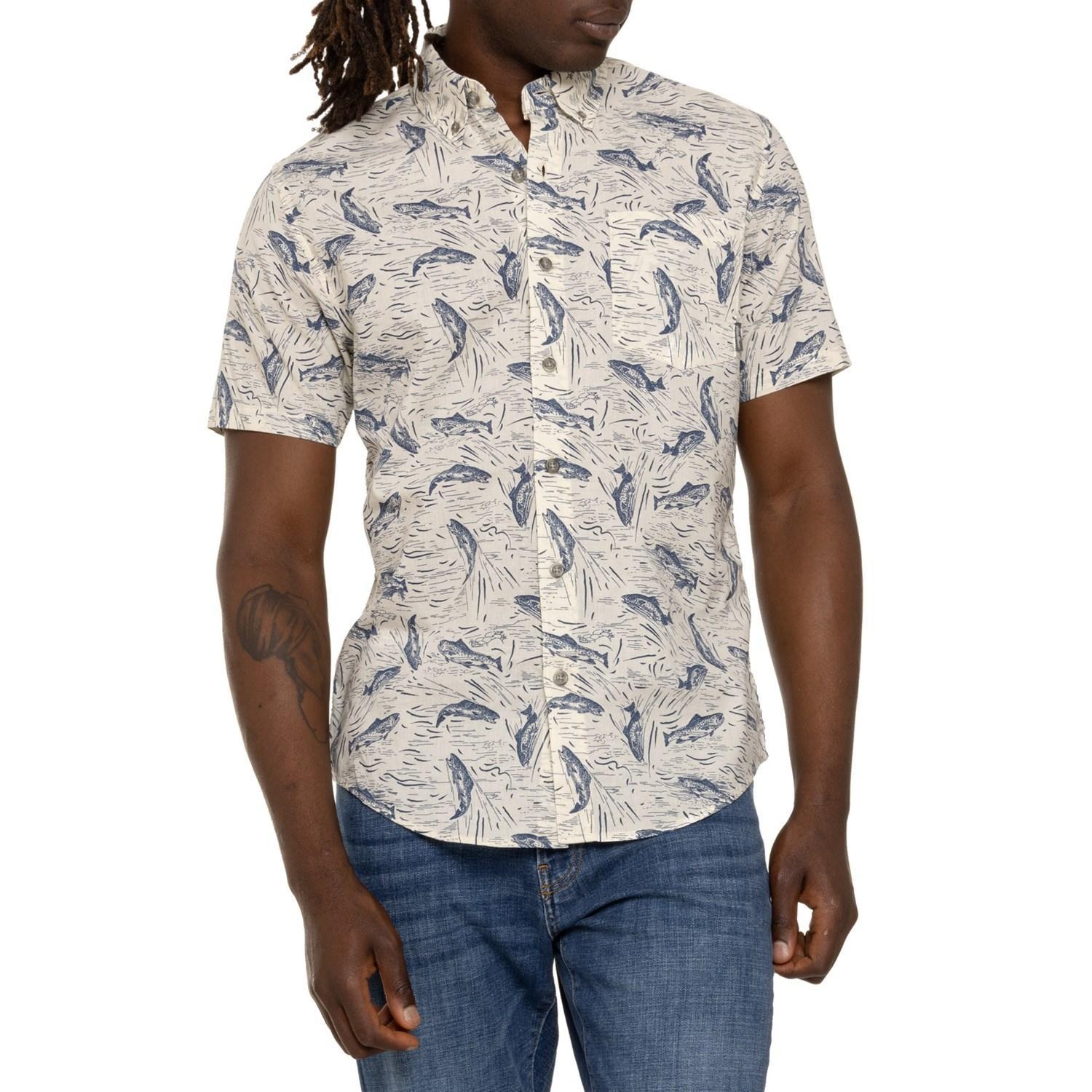 Eddie Bauer Printed Woven Shirt - Short Sleeve Product Image