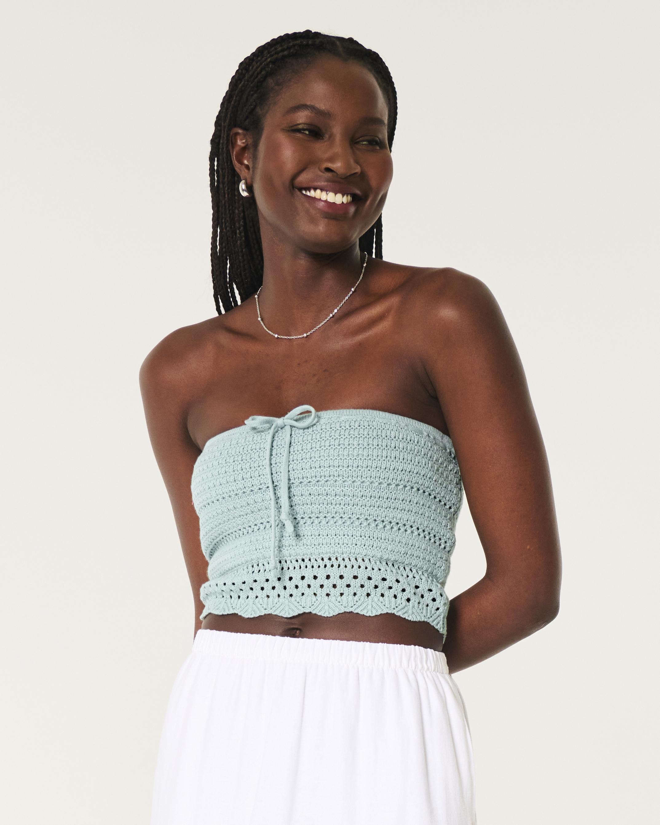 Crochet-Style Tube Top product image