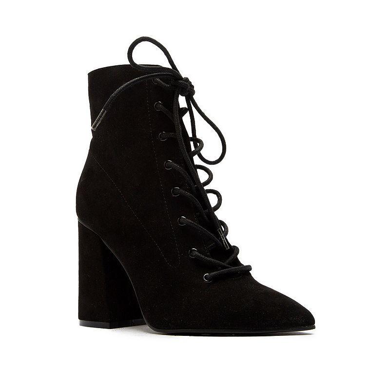 Womens Qupid Maelie-05 Lace-Up Booties product image