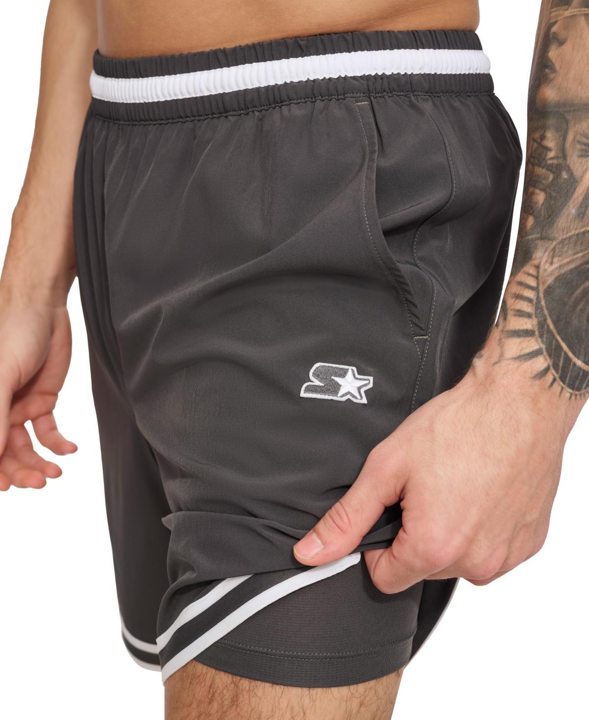 Starter Mens Varsity Athletic Mesh Stretch 7 Shorts Product Image