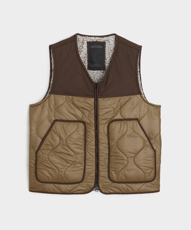 Todd Snyder X Woolrich Quilted Sherpa-Lined Vest Product Image