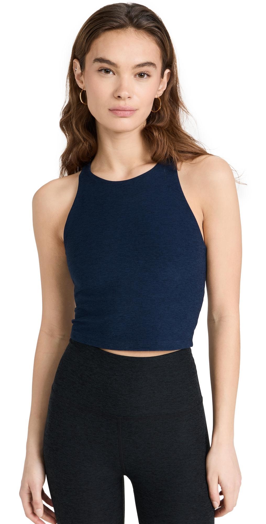 Beyond Yoga Spacedye Refocus Cropped Tank (Nocturnal ) Women's Clothing Product Image