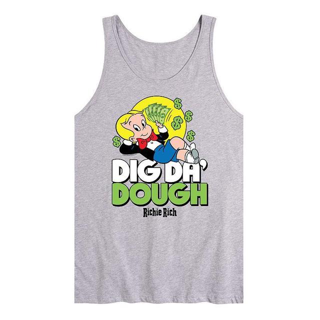 Mens Richie Rich Dig Da Dough Graphic Tank Top Product Image