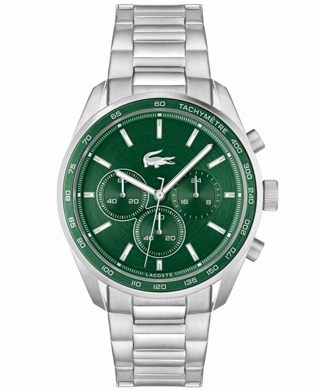 Lacoste Mens 42mm Vancouver Chronograph Stainless Steel Bracelet Watch Product Image