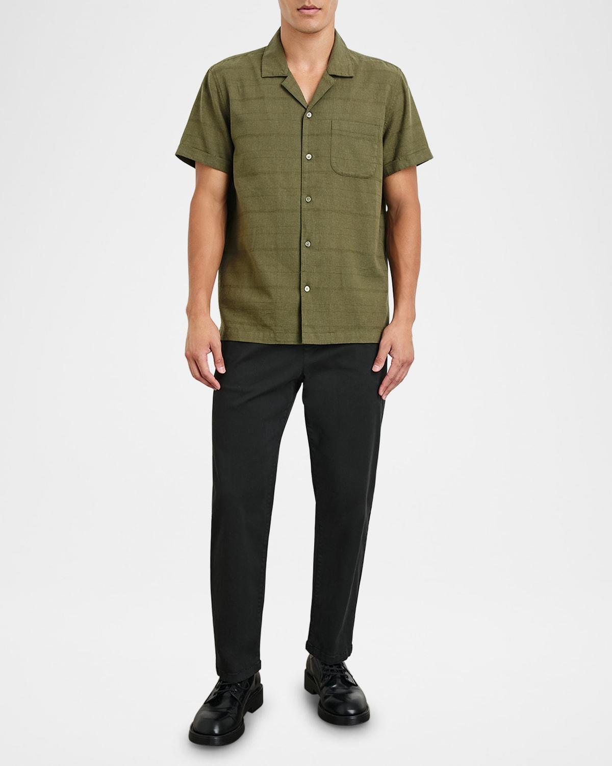 Mens Davis Hemp-Cotton Camp Shirt Product Image