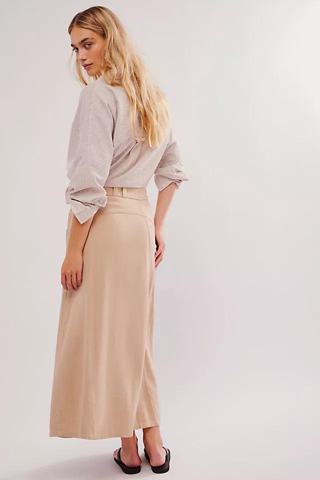 Isla Linen Maxi skirt Product Image