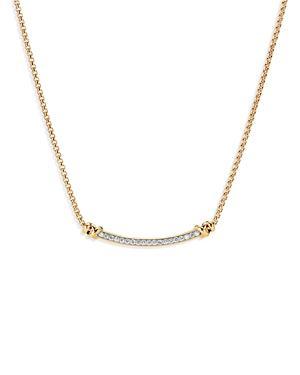 Womens Helena Necklace In 18K Yellow Gold With Diamonds Product Image