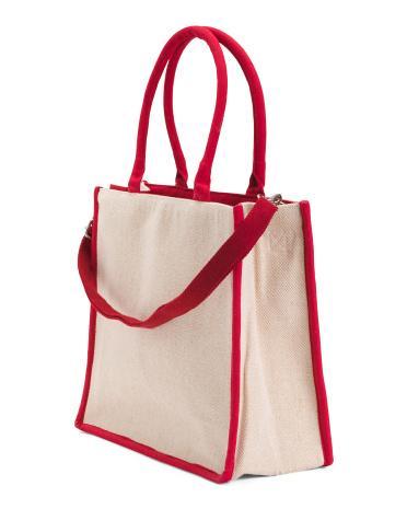 Hola Structured Tote With Detachable Shoulder Strap for Women Product Image