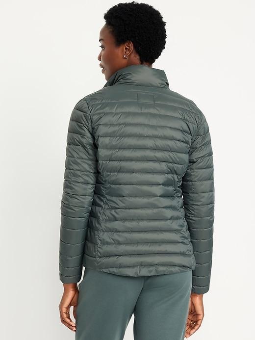 Water-Resistant Narrow-Channel Puffer Jacket Product Image