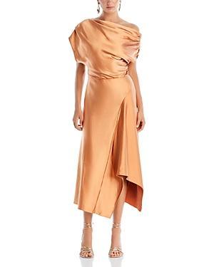 A. L.C. Jasmine Asymmetric Satin Dress Product Image