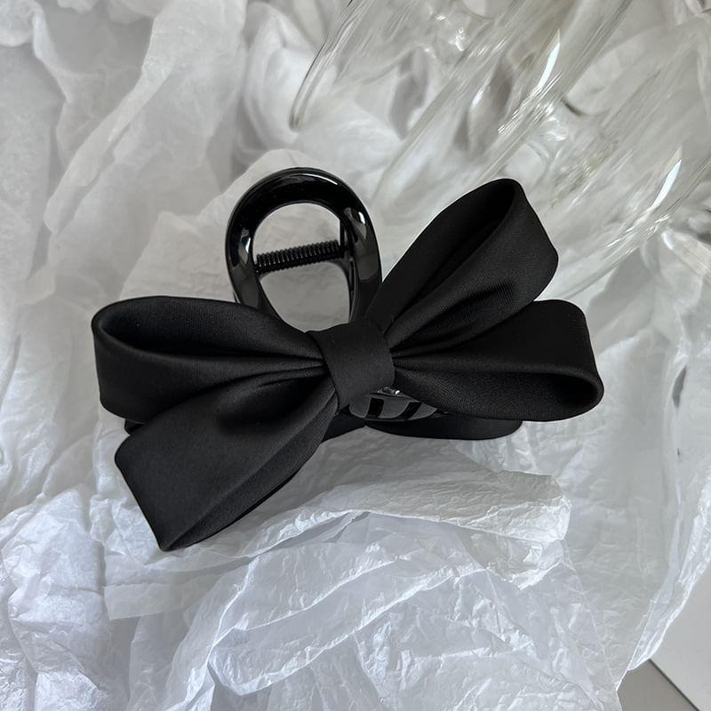 Bow Fabric Hair Claw Clip Product Image