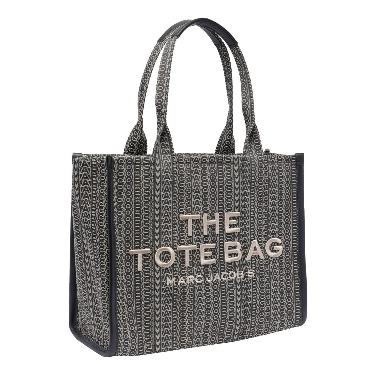 The Large Tote In Black Product Image