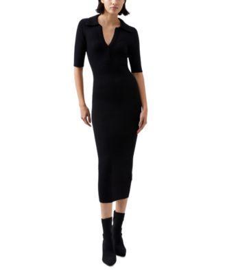 French Connection Womens Cosysoft V-Neck Midi Dress Product Image