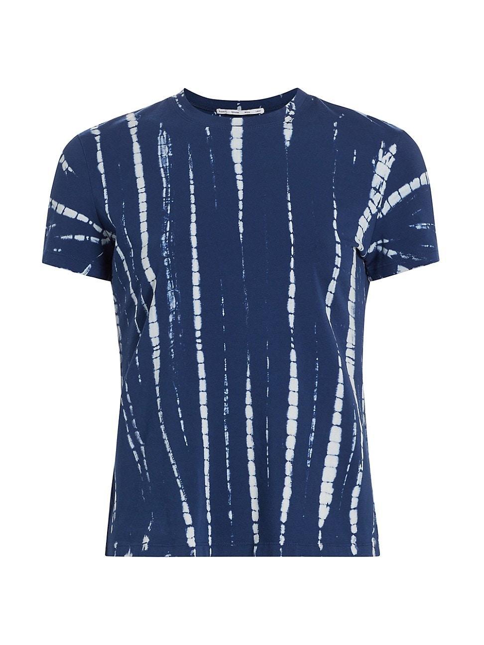 Womens Finley Stripe Tie-Dye T-Shirt Product Image