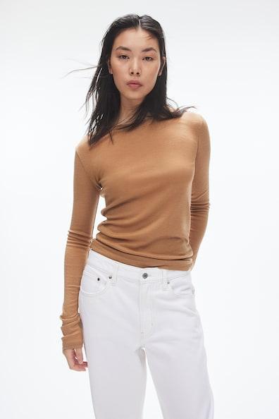 Fine-Knit Wool Sweater product image