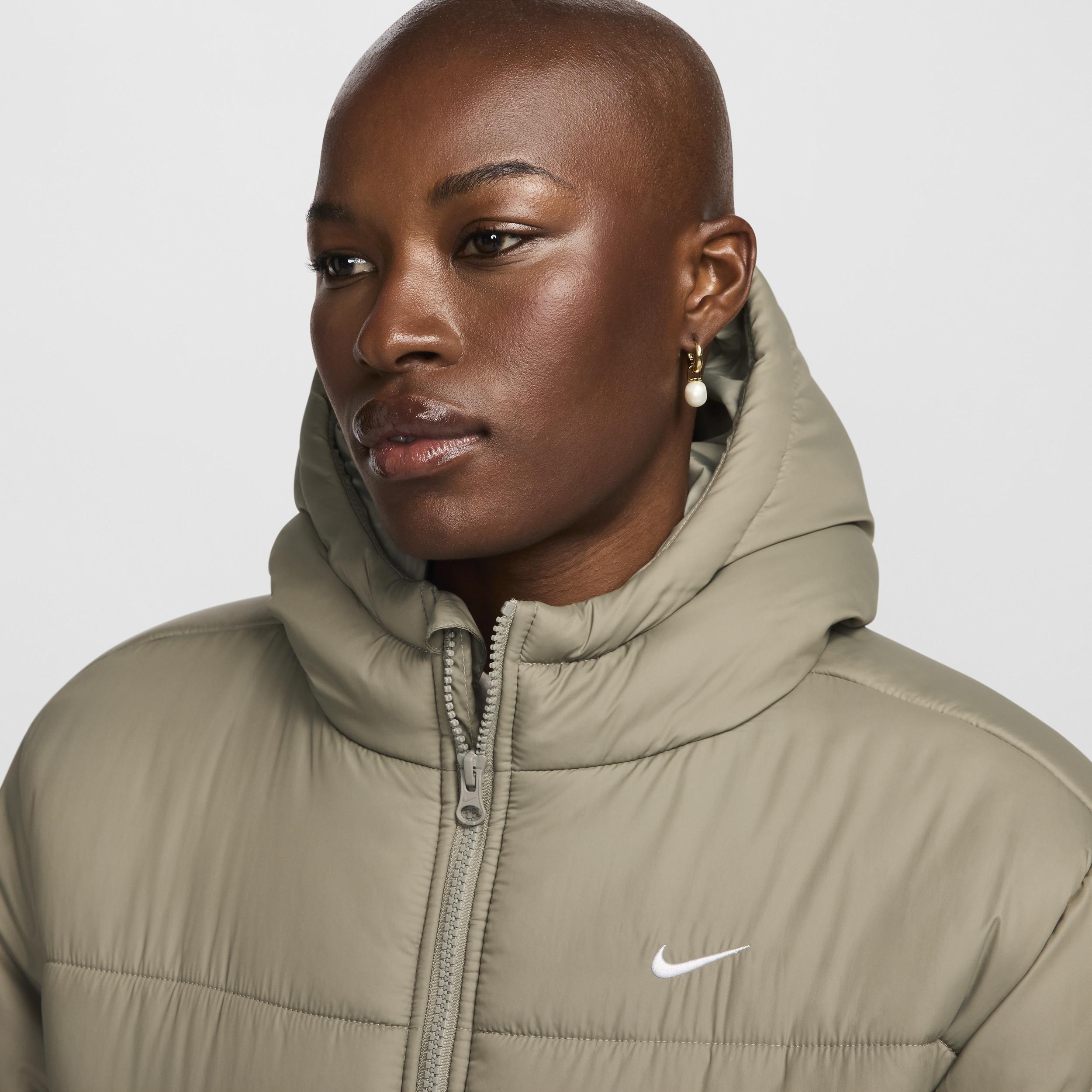 Nike Womens Therma-fit Hooded Puffer Jacket - Light Army Product Image