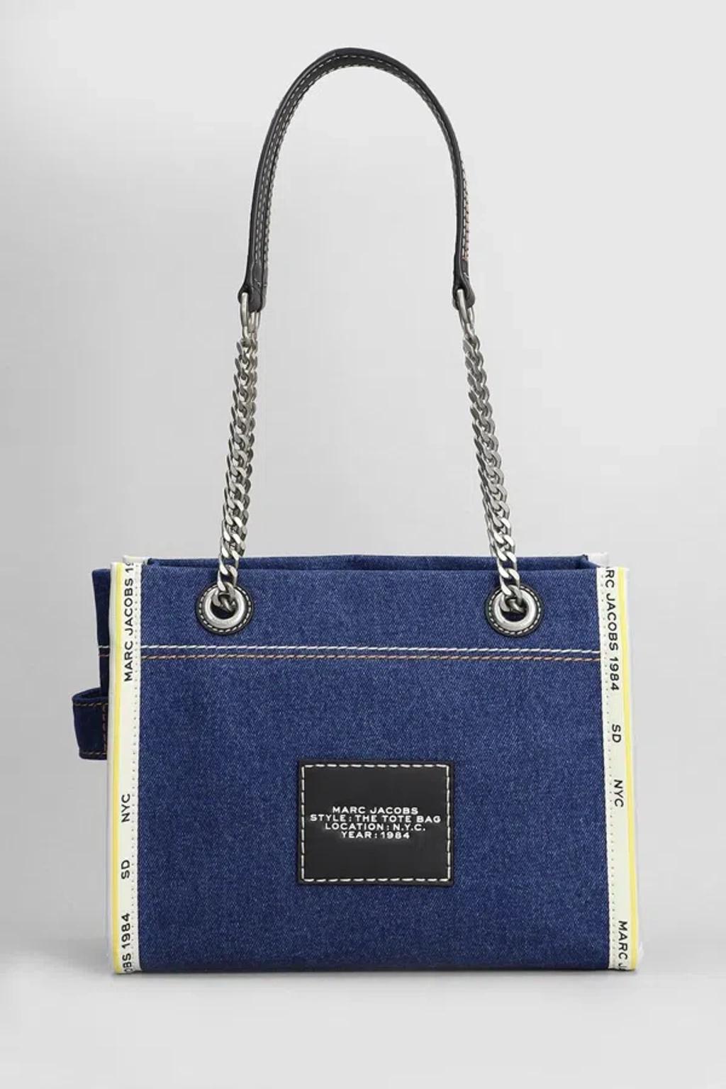 MARC JACOBS The Small Tote Tote In Blue Product Image