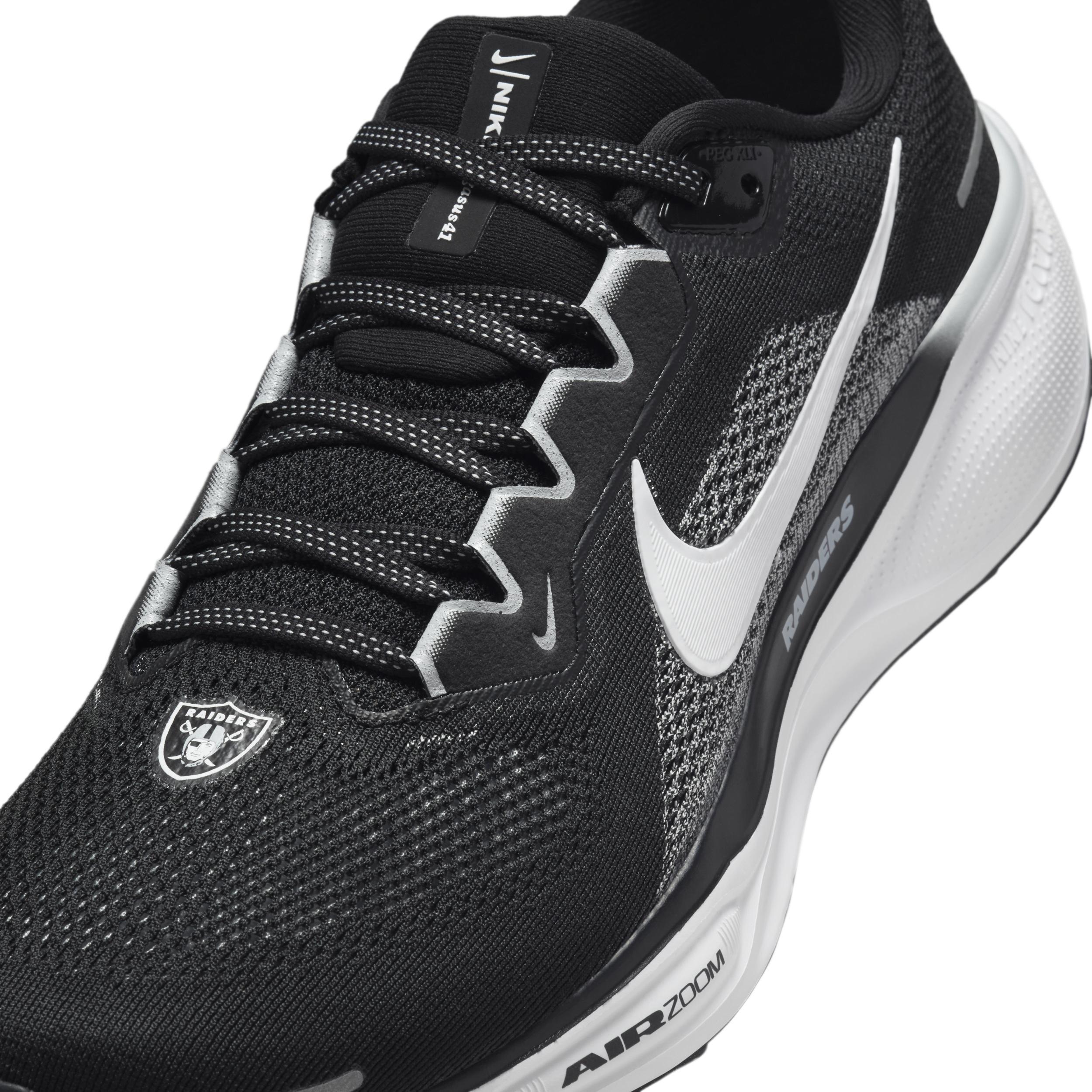 Nike Mens Pegasus 41 NFL Las Vegas Raiders Road Running Shoes Product Image