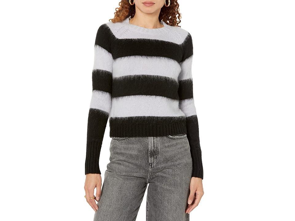 AllSaints Lou Jumper (Ash Lilac/Black) Women's Clothing Product Image