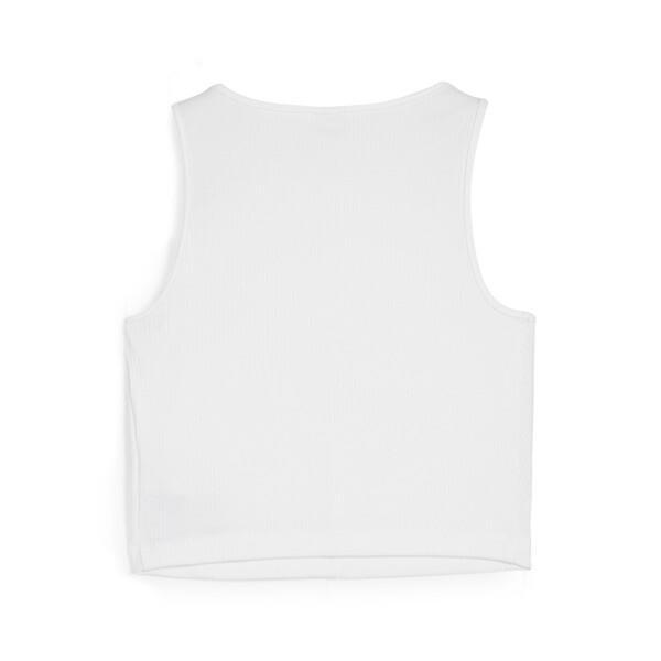 PUMA CLASSICS Women's Ribbed Crop Top Product Image