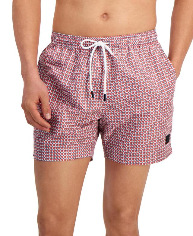 Boss by Hugo Boss Mens Vibe Patterned 5.3 Swim Trunks, Created for Macys Product Image