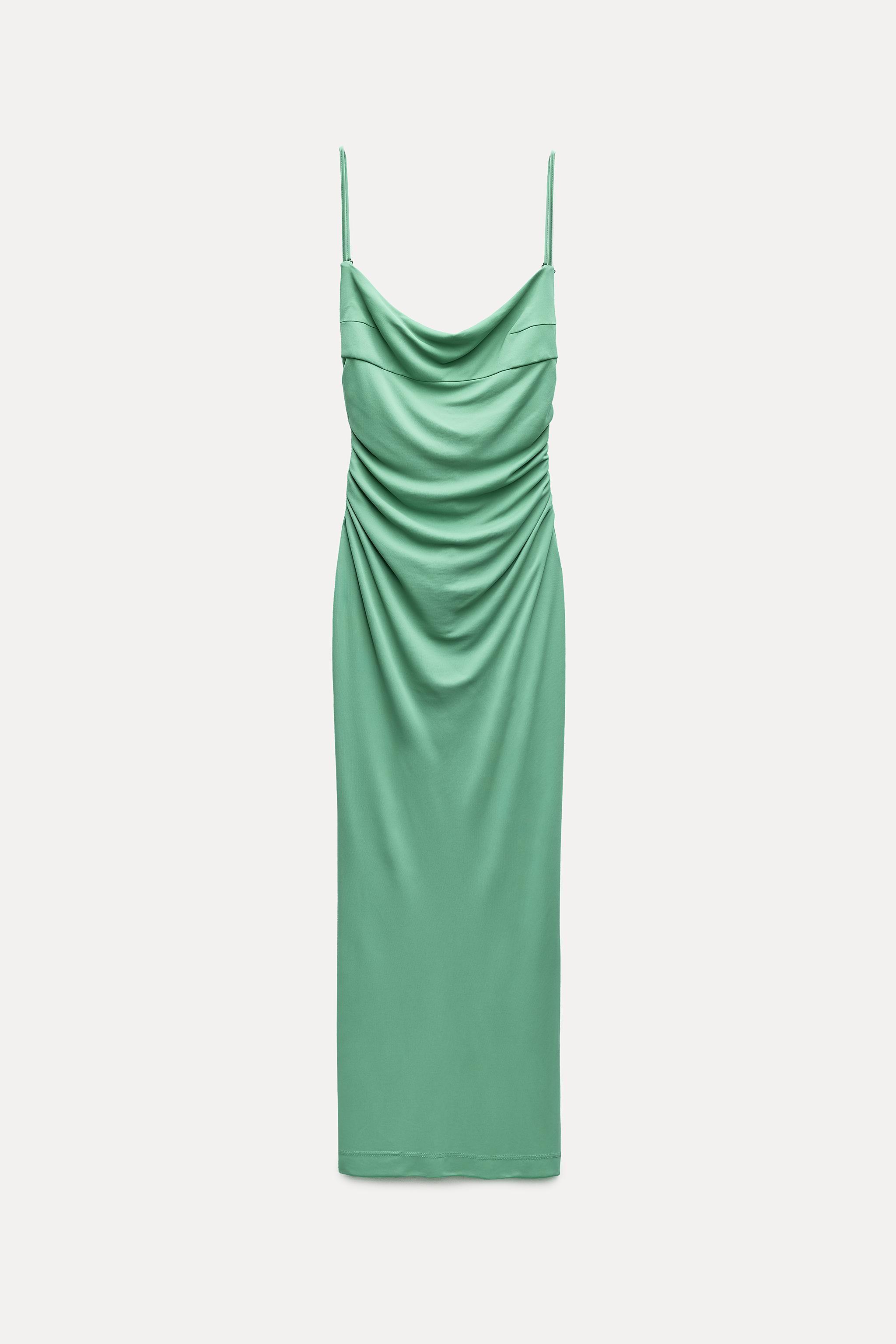 DRAPED OPEN BACK DRESS Product Image