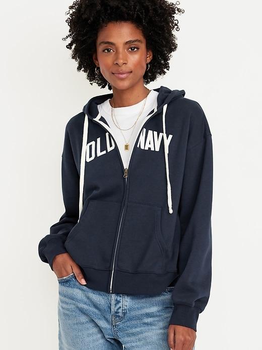 Logo Zip Hoodie Product Image