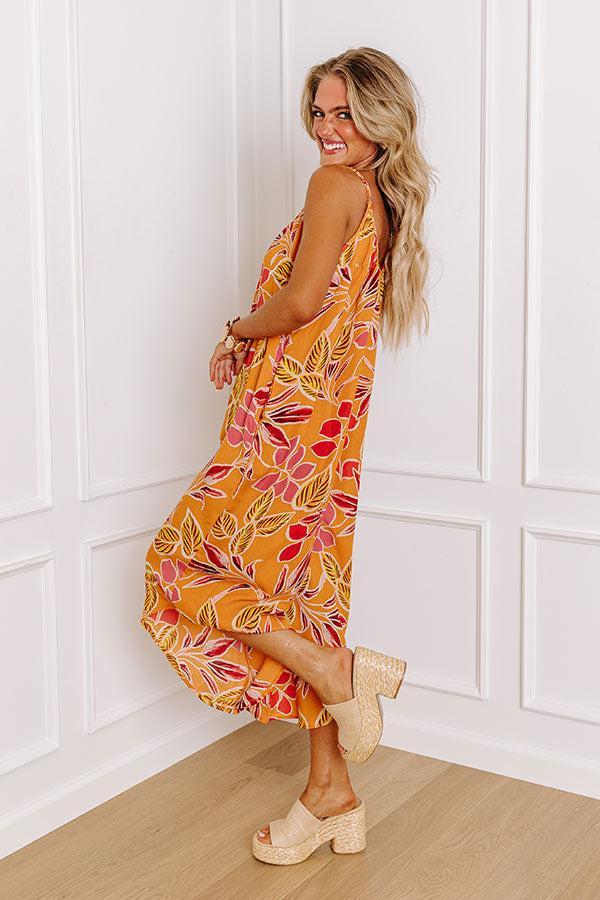 Vacay State Of Mind Jumpsuit in Orange Product Image