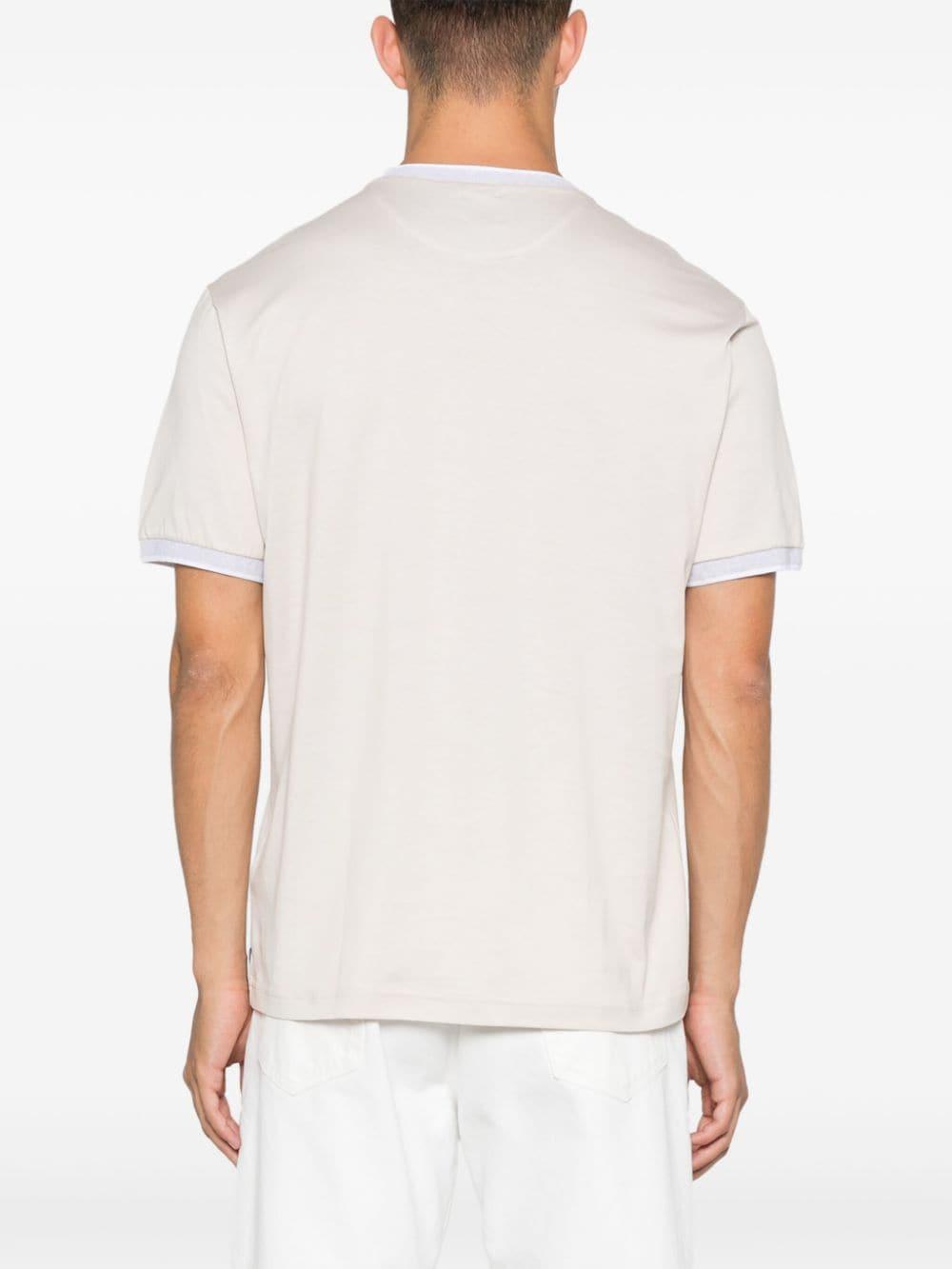 Cotton T-shirt In Neutrals Product Image