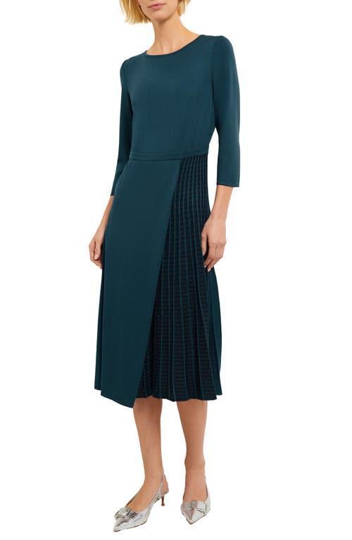 Misook Contrast Panel Knit Dress Product Image