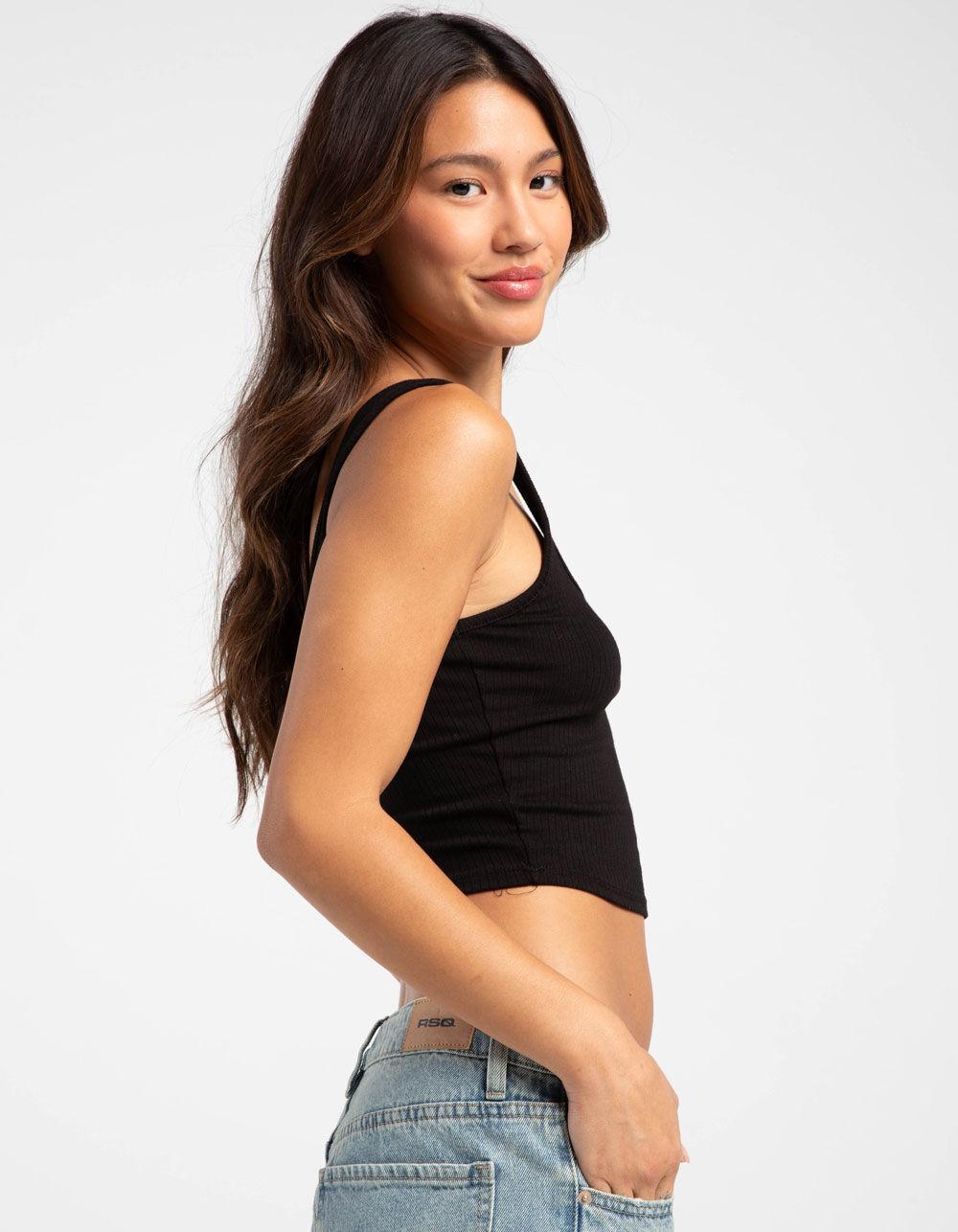 TILLYS Square Neck Womens Tank Top Product Image