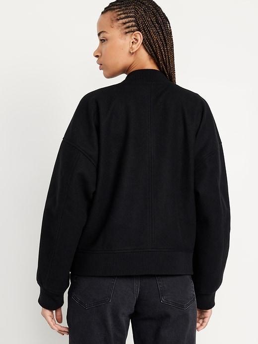 Oversized Bomber Jacket Product Image