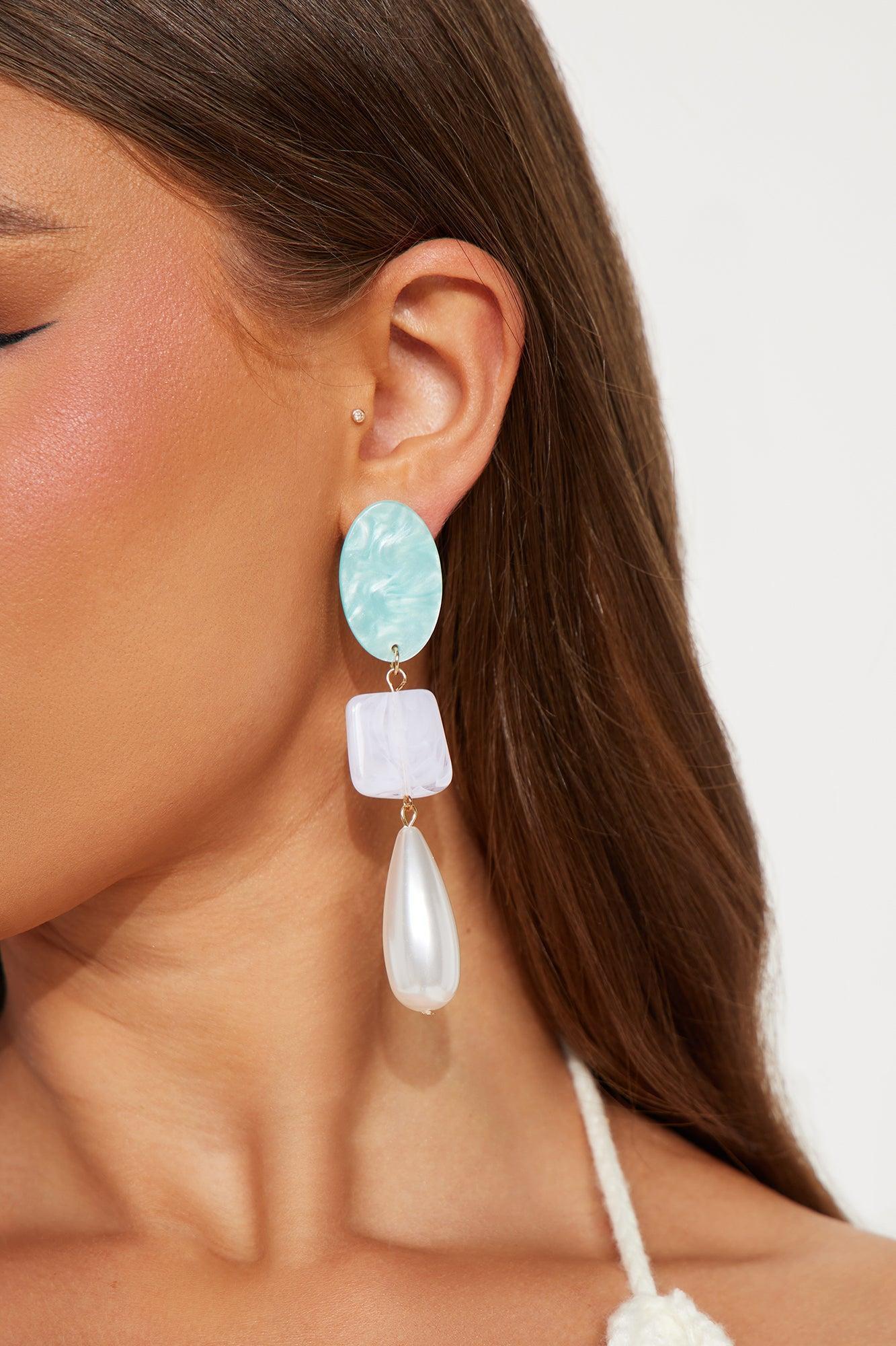 Lush Haven Earrings - Ivory/combo Product Image