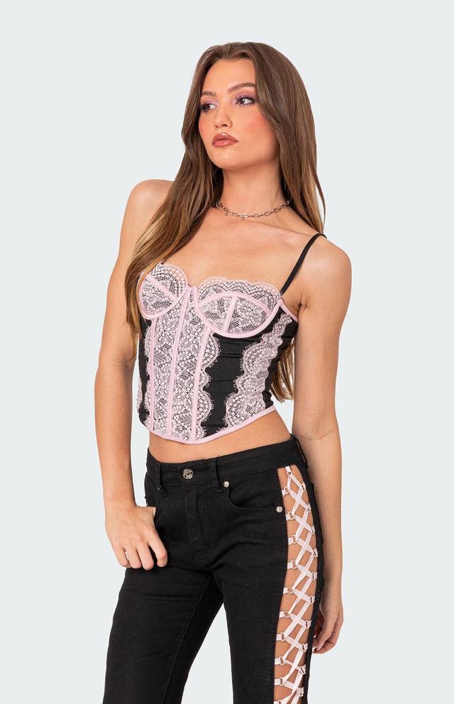 Edikted Women's Enchant Lace Corset Product Image