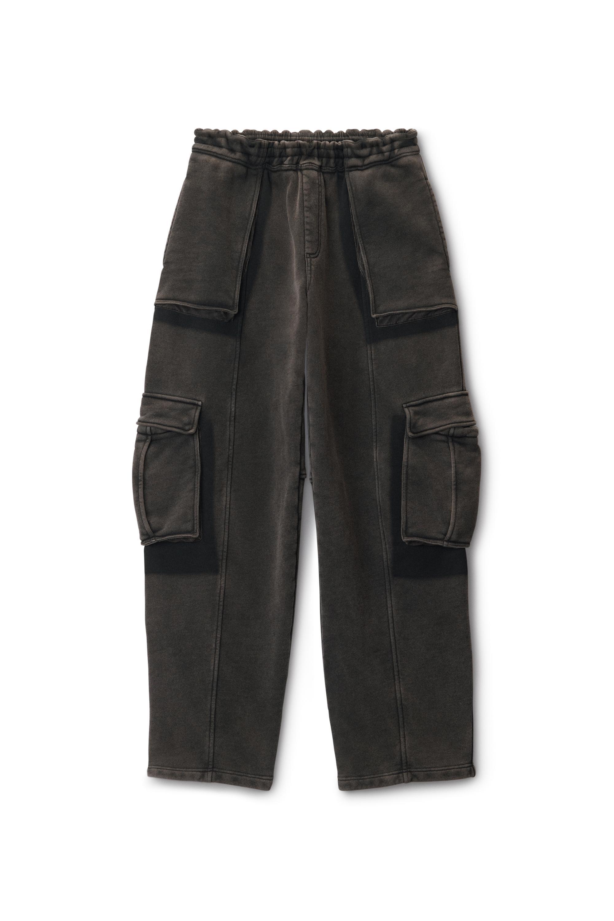 Oversized Cargo Sweatpants In Cotton Terry product image