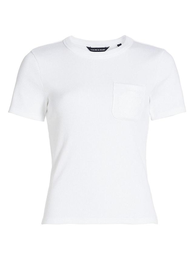 Womens Pruitt Logo Pocket Stretch Cotton T-Shirt Product Image