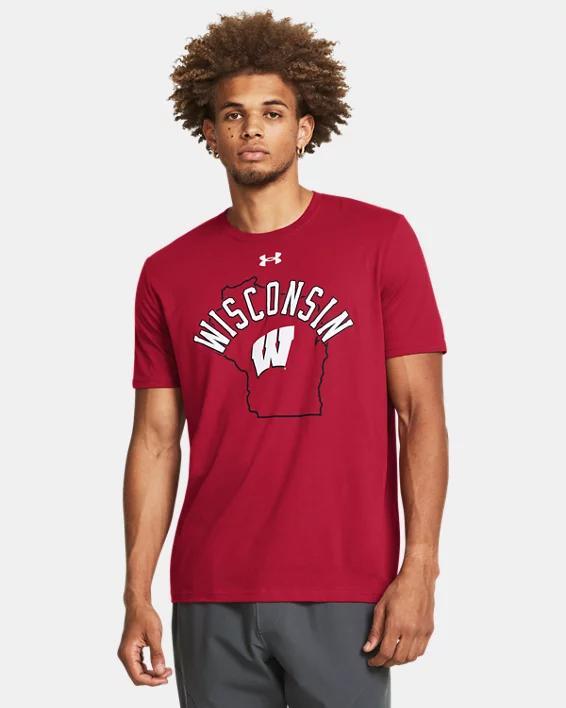 Men's UA Performance Cotton Collegiate Short Sleeve Product Image