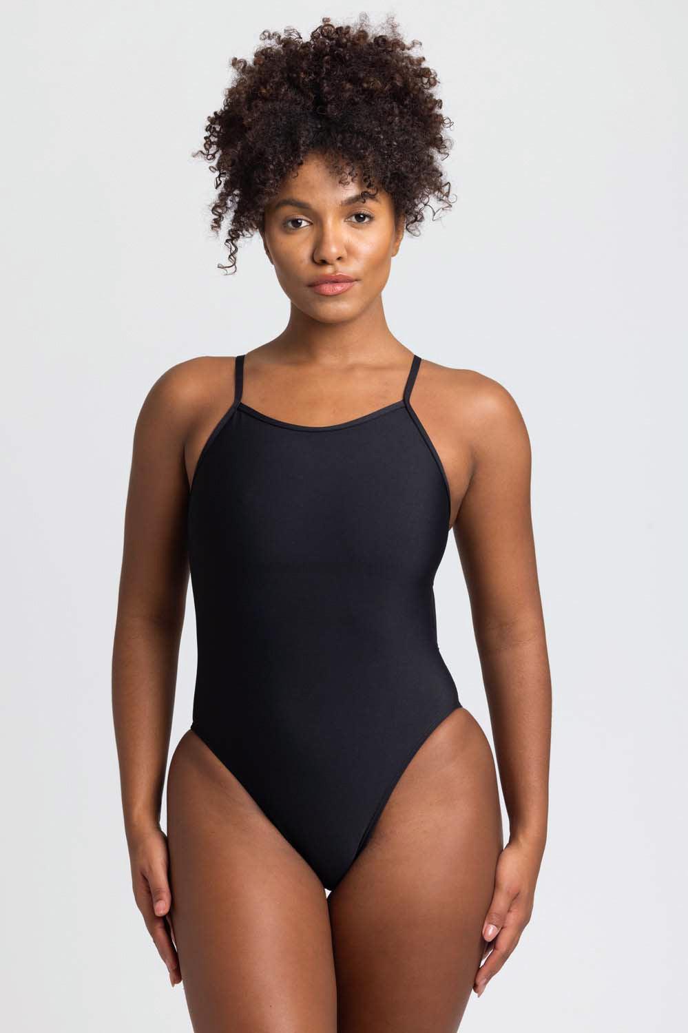 Chevy Swim Onesie - Black Female Product Image