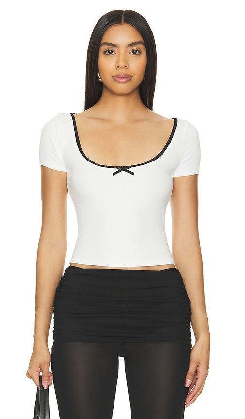 Lovers and Friends Claire Top in White Product Image