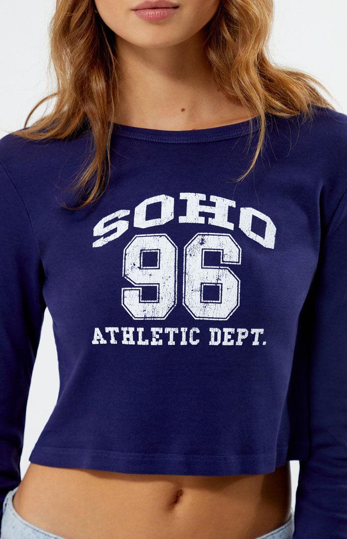 Women's Soho Athletic Dept. Long Sleeve Baby T-Shirt Product Image