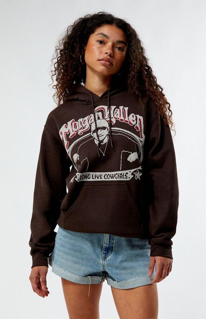 Womens Morgan Wallen Cowgirls Hoodie Product Image