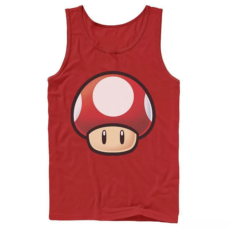 Mens Nintendo Super Mario Mushroom Big Face Tank Top Product Image