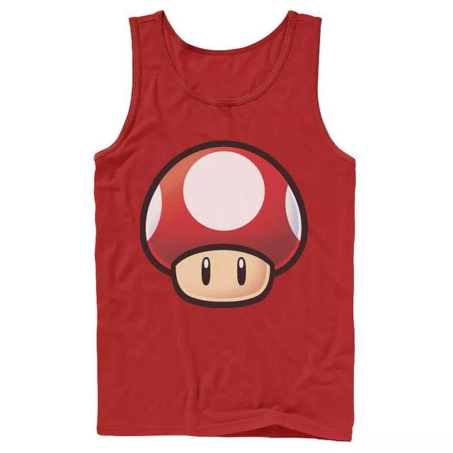 Mens Nintendo Super Mario Mushroom Big Face Tank Top Product Image