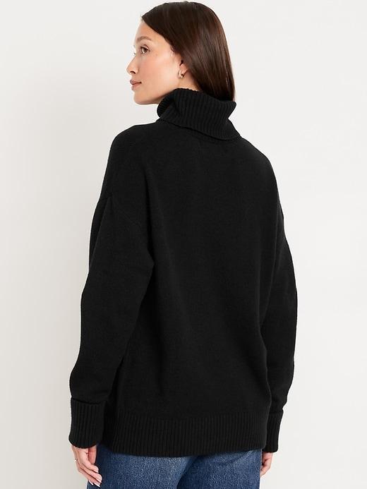 SoSoft Turtleneck Tunic Sweater Product Image