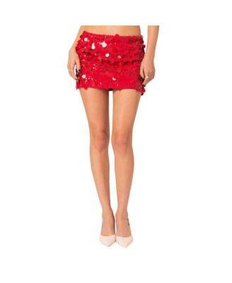 Women's Sabina Low-Rise Sequin Mini Skirt Product Image