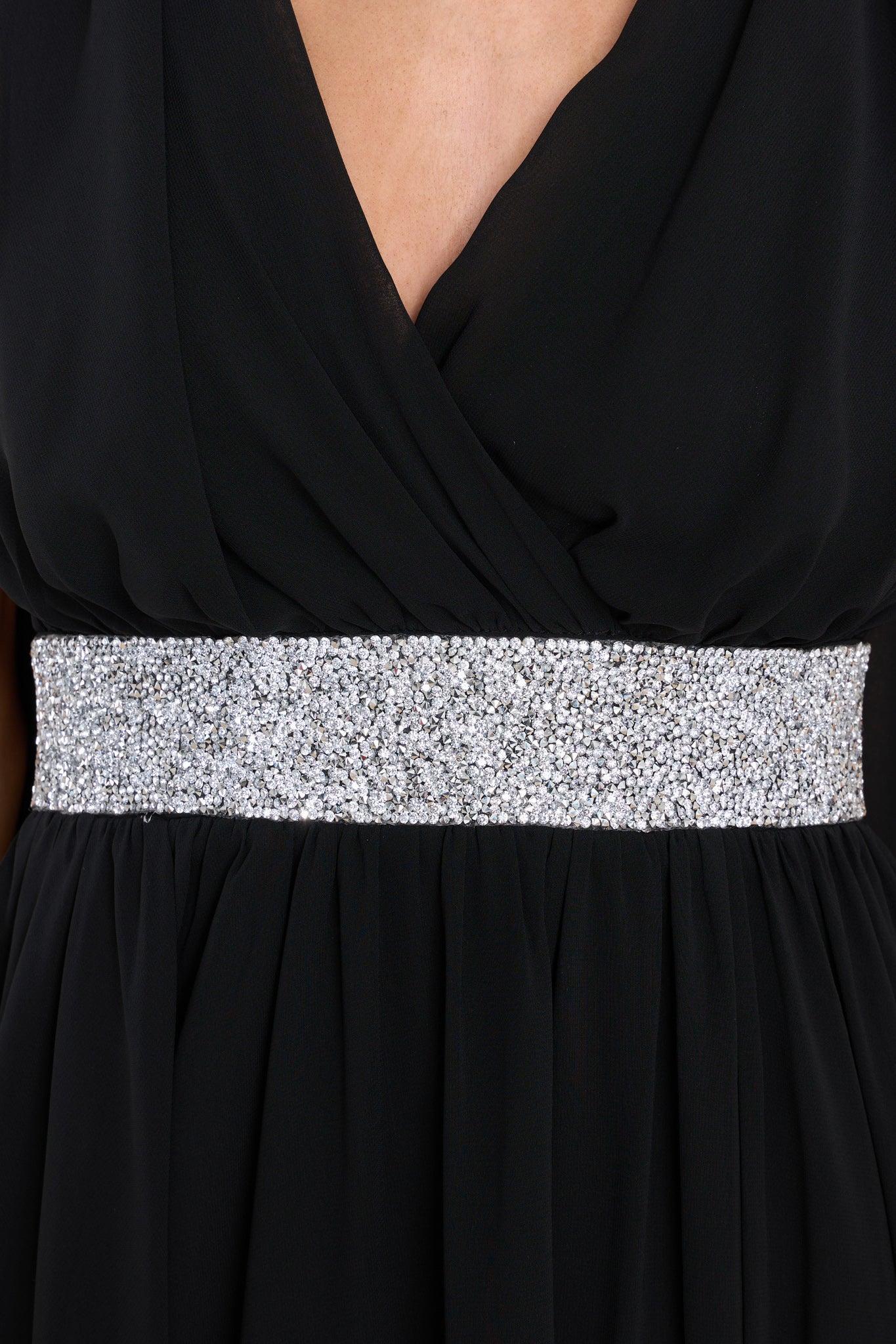 Aura Everyone's Desire Black Maxi Dress Product Image