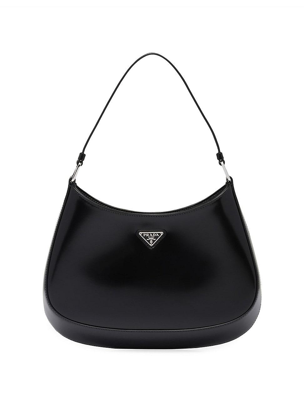 Womens Cleo Brushed Leather Shoulder Bag Product Image