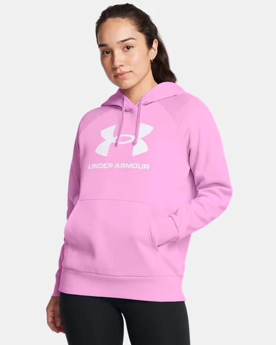 Womens UA Rival Fleece Big Logo Hoodie Product Image